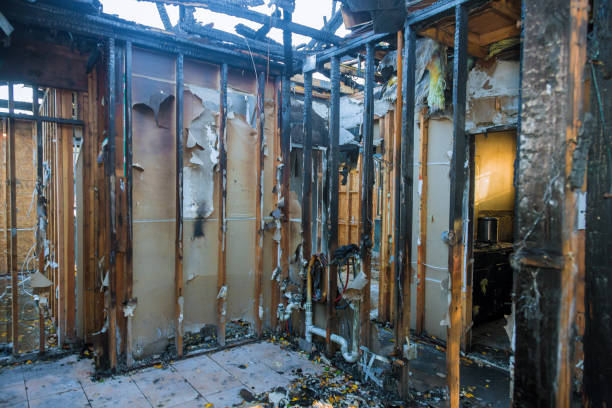Professional Fire Damage Repair technician working in Broomall, PA